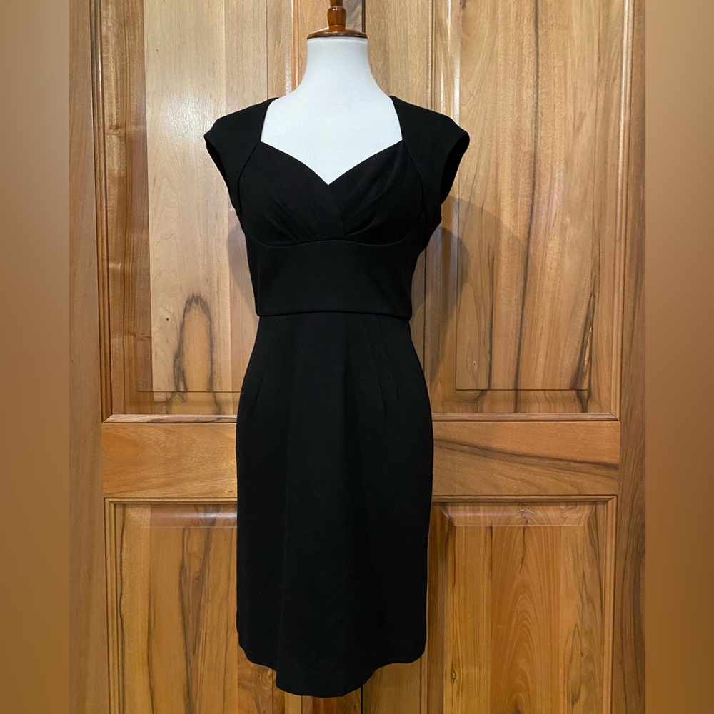 Donna Ricco - New York - Little Black Dress - Queen Anne Neckline Retro Fit - 6